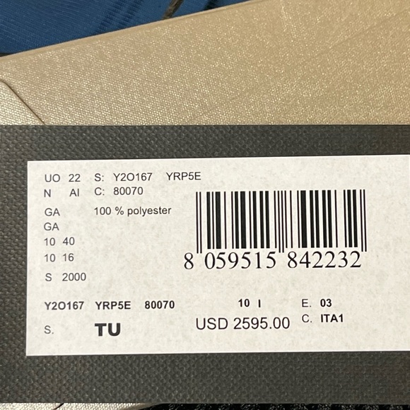 Authentic Giorgio Armani Blue Rucksack - Picture 12 of 15